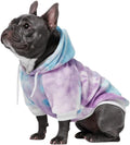 Dog Hoodie – Premium Dog Sweater for Small, Medium, and Large Dogs | Warm Outfits for French Bulldogs, Pitbull, Puppy, Winter Jacket Alternative - 90s Retro Sky Dye - L