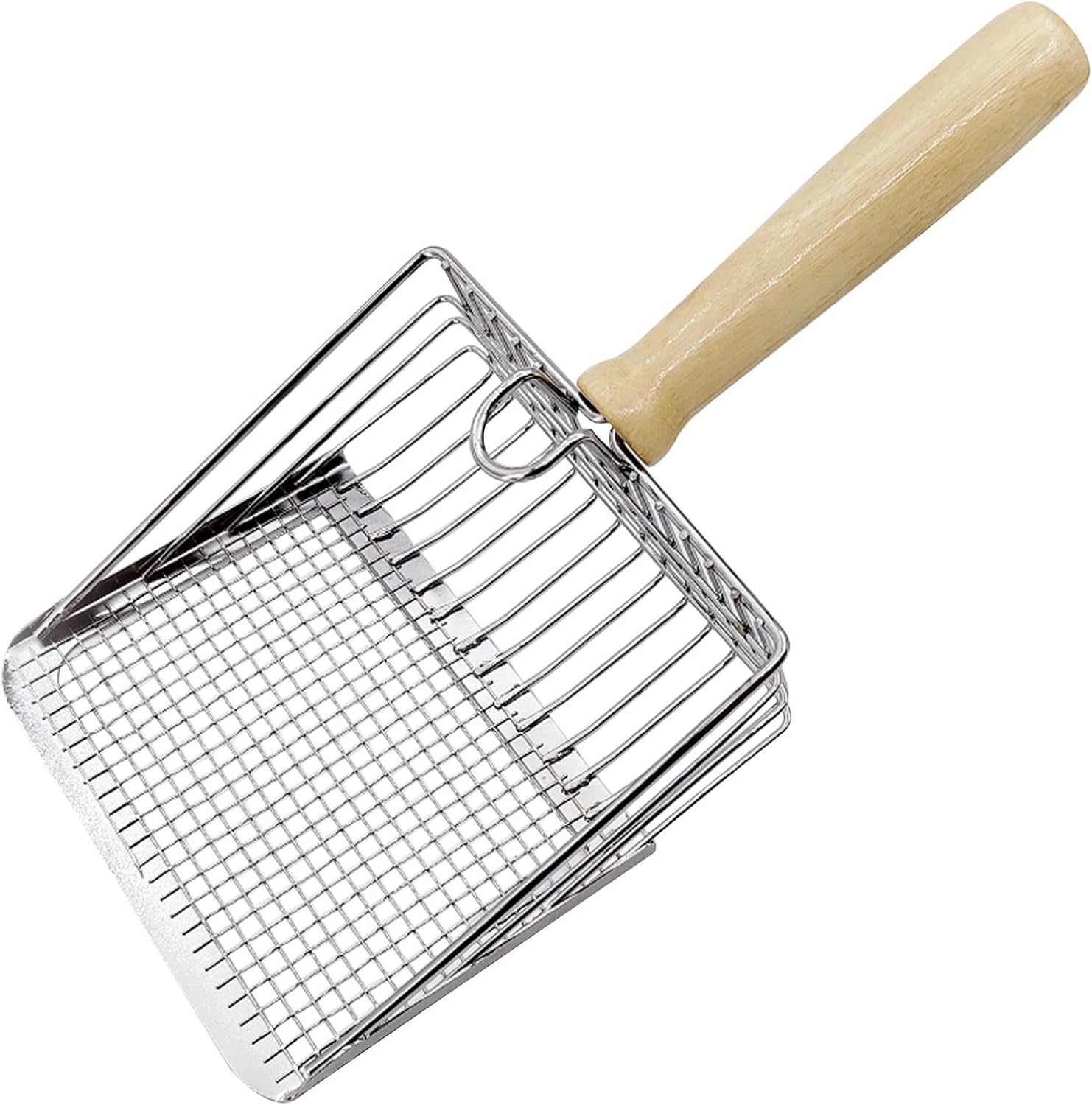 Cat Litter Scoop, Aluminum Alloy Cat Litter Scooper, Cat Litter Picker, Durable and Easy to Clean, Ergonomic Design, Suitable for Cat Litter Box