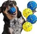 Dog Balls Tennis Ball Toys Dog Toys for Aggressive  Durable Teething Chew Toys Water Toy Fetch Balls for Large Medium Small Dog and Puppies (4 Balls)